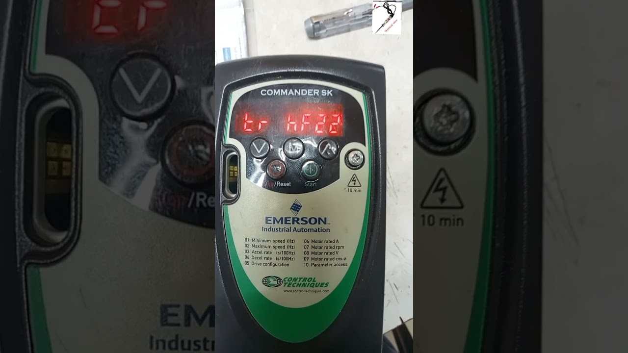 Emerson#commander#sk#control techniques#inverter#vfd