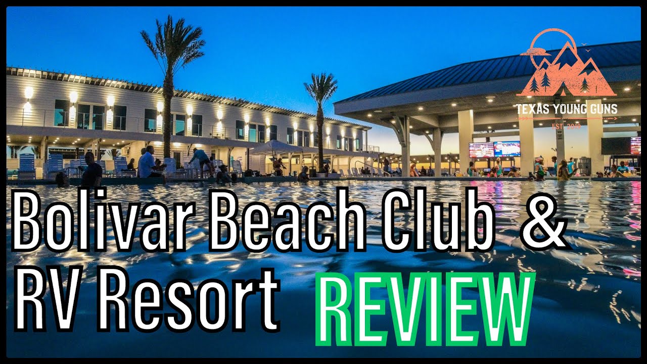 ОБЗОР пляжного клуба и курорта Bolivar Beach Club & RV Resort // Texas Young Guns