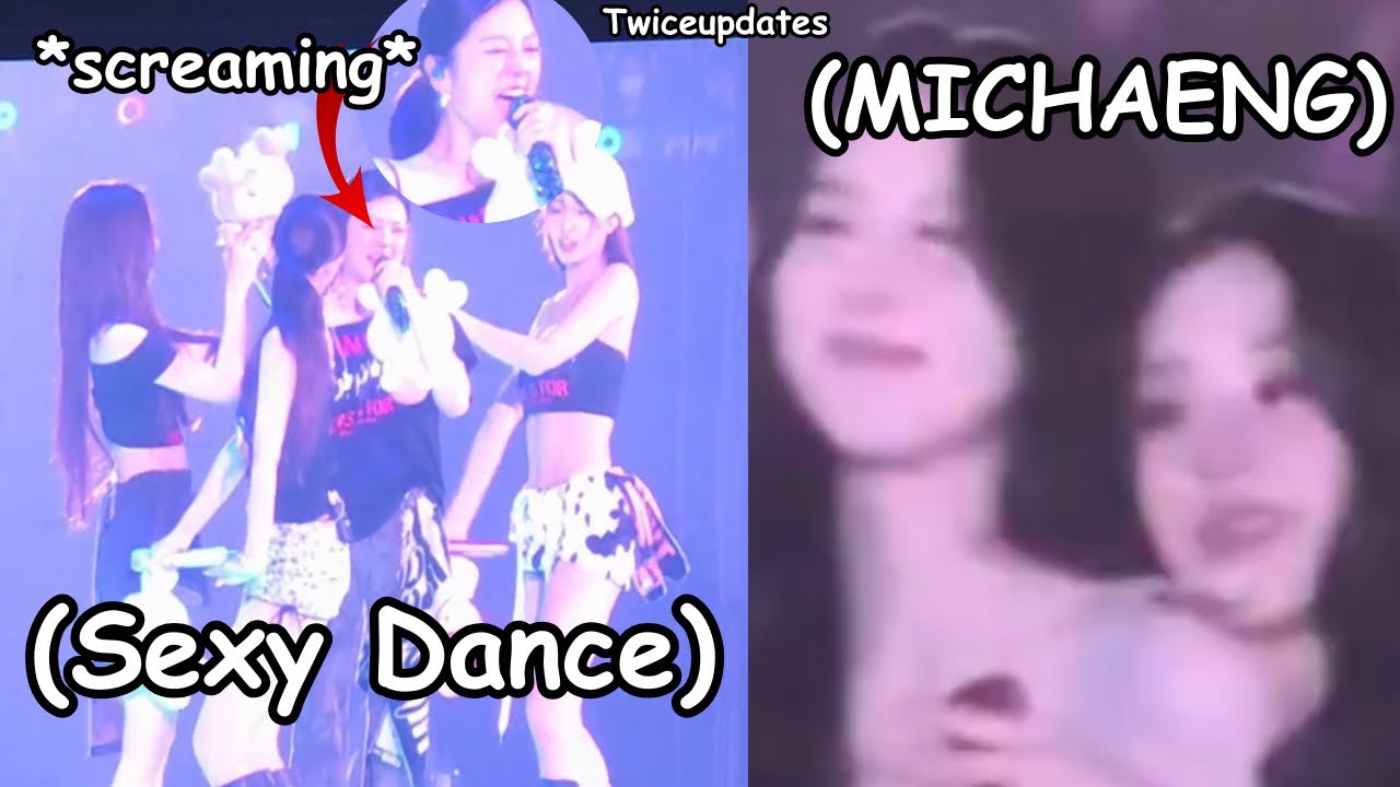 jeongyeon fighting for her life ft. Michaeng jealous & sweet moments twice chaotic in tokyo dome
