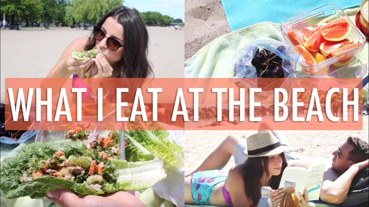 What I Eat In a Day at the BEACH | EASY & Healthy Meals