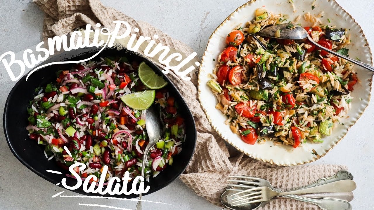 Basmati Pirinç 🍚 | Patlıcanlı, Domatesli Pilav, Meksikan Salata