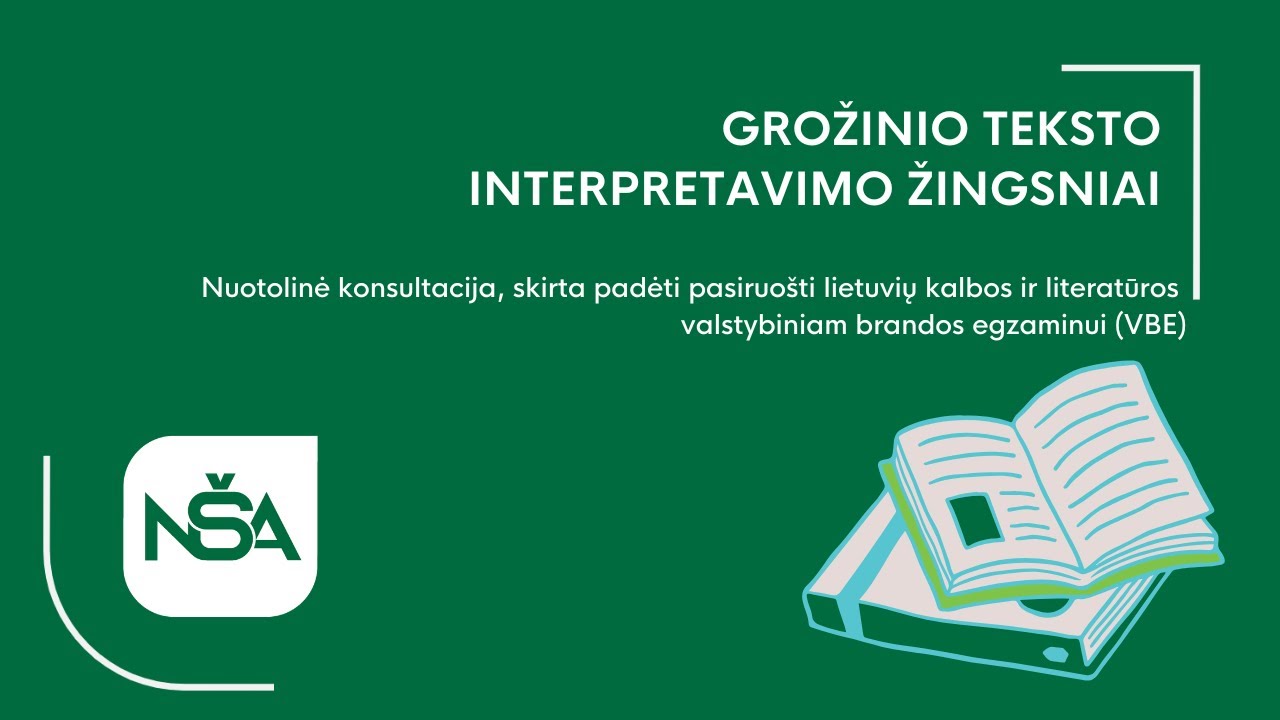 Grožinio teksto interpretavimo žingsniai