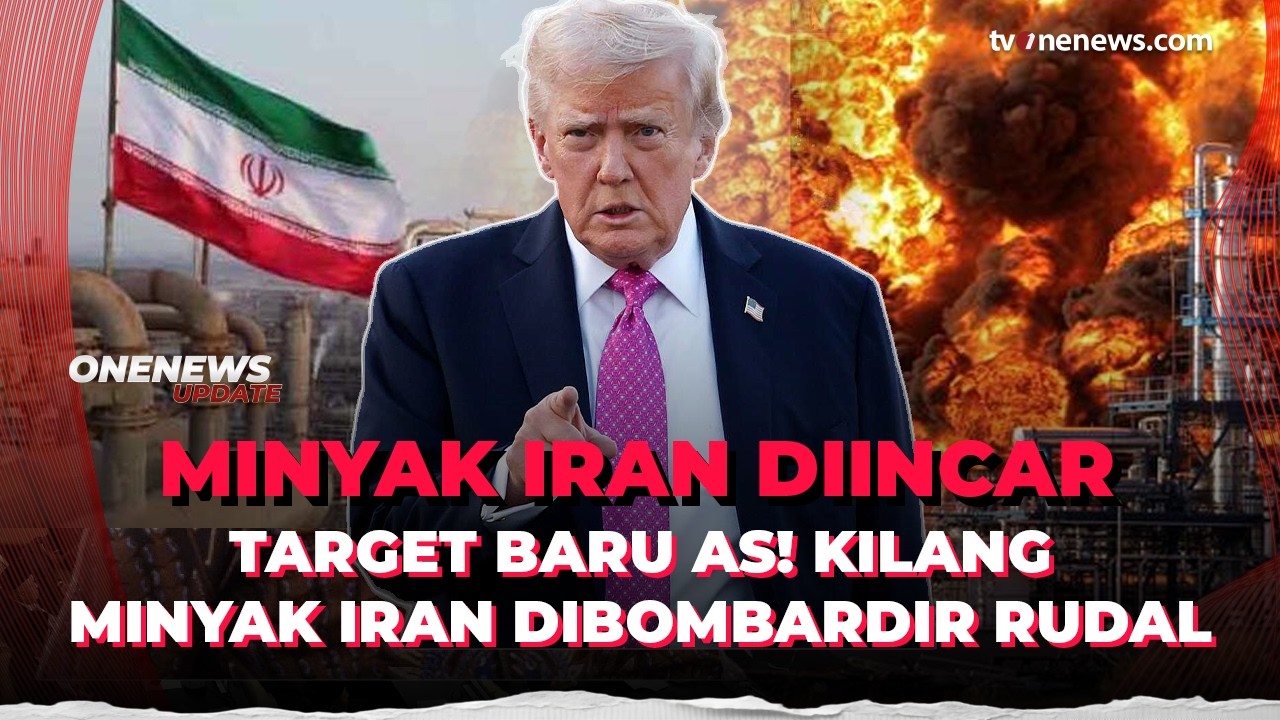 AS-Israel Punya Target Baru, Kilang Minyak Penting di Teheran Jadi Incaran Serangan | OneNews Update