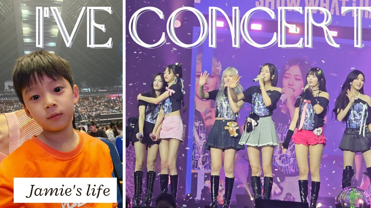 내 생애 첫 concert IVE 직관, 직캠 ! 태어나서 본 누나중에 제일 예쁘다는 아이브 실물 후기(singapore life)