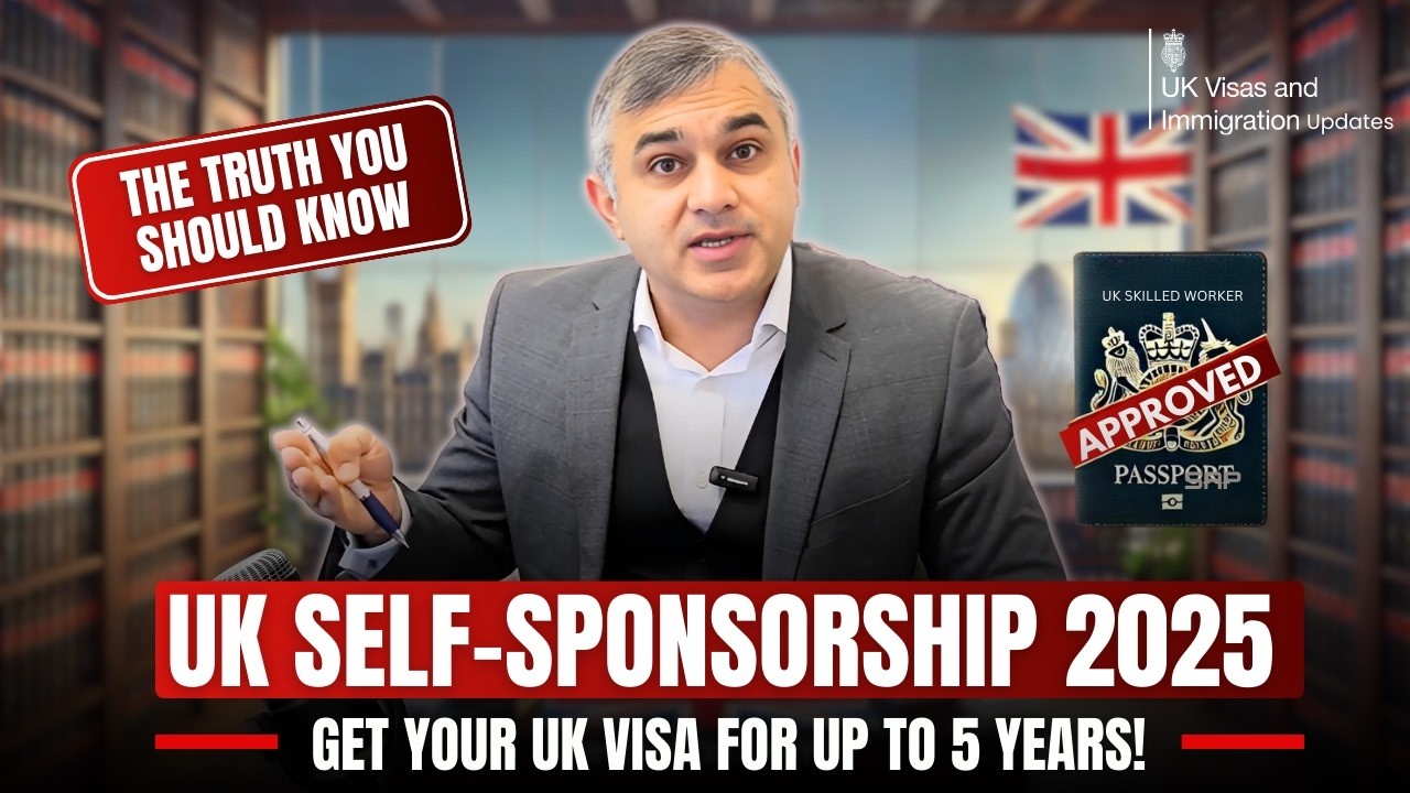 How to Get a UK Self-Sponsorship Visa in 2025 | Step-by-Step Guide by Roman's Law
