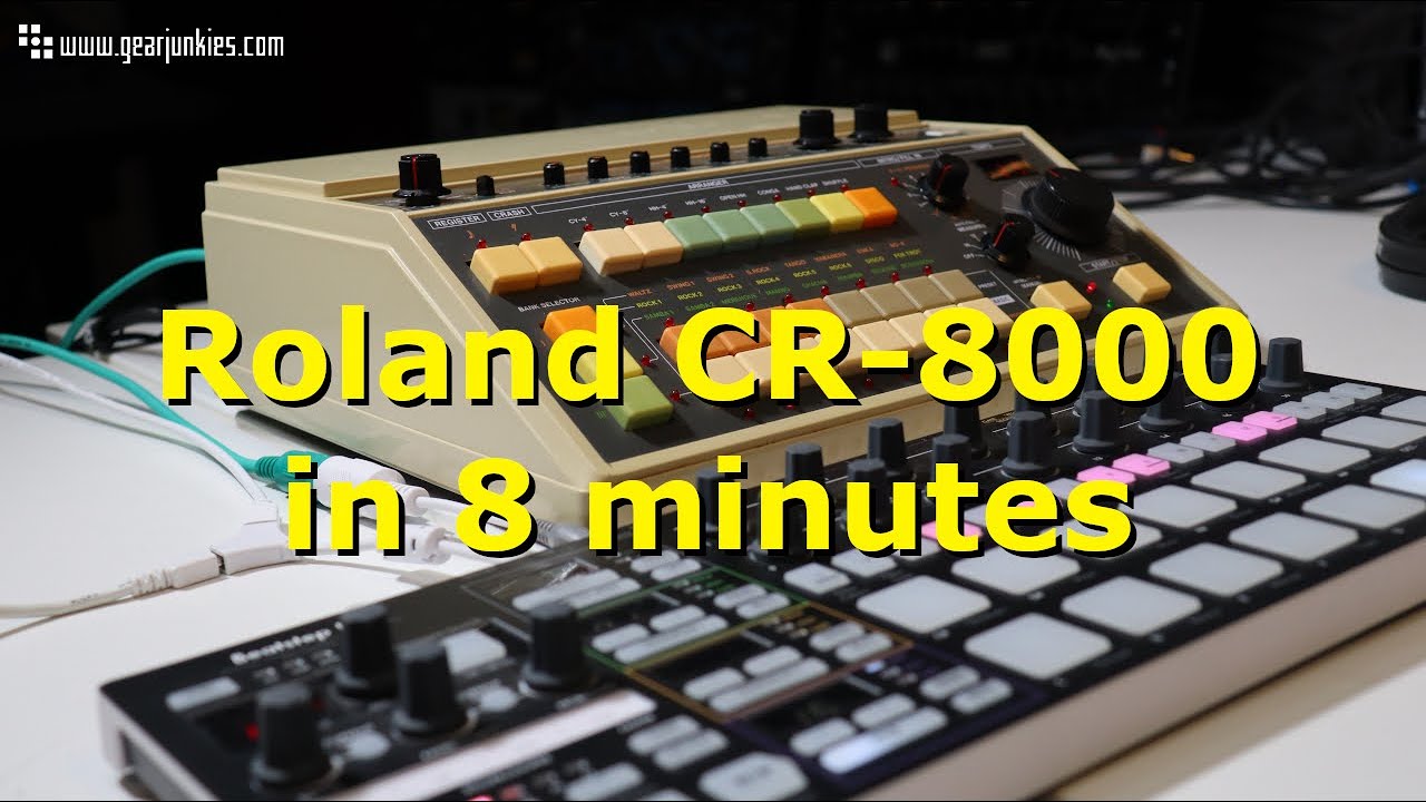 Roland CR- 8000 with Tubbutec niPulse in 8 minutes