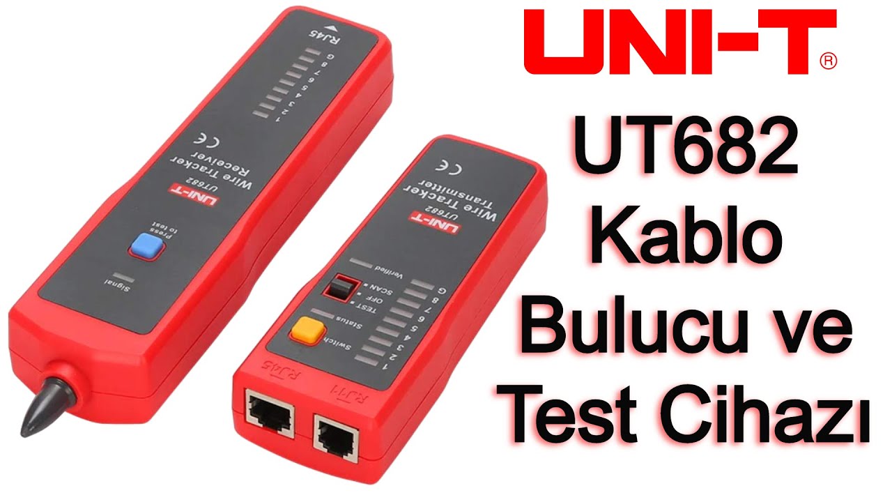 Unit UT682 Kablo Bulucu ve Kablo Test Cihazı | Wire Tracker