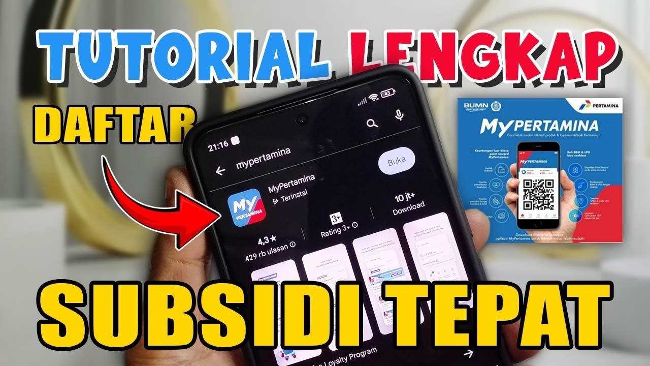 Cara Daftar MyPertamina Terbaru Lengkap Daftar Subsidi Tepat BBM Murah Pertamina | BKD tutorials