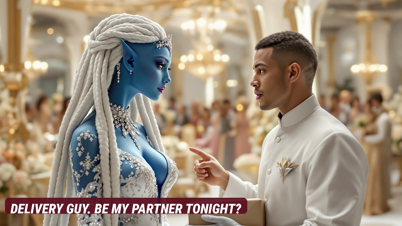 I Was Just the Delivery Guy at Her Wedding—The Alien Princess Asked "Will You Be My Partner Tonight"