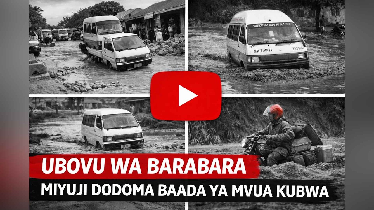 UBOVU WA BARABARA MIYUJI BAADA YA MVUA