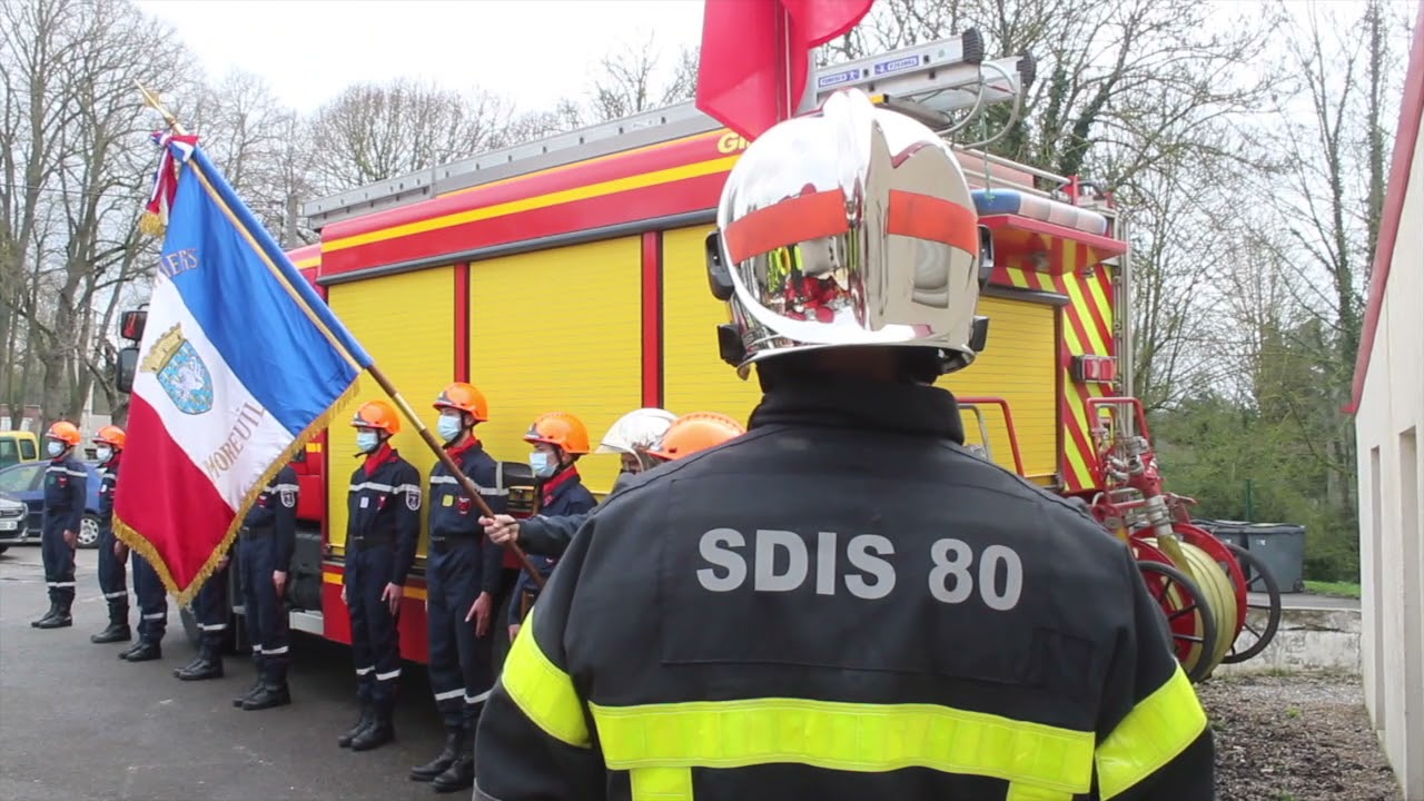 Moreuil : les pompiers ont rendu hommage au sergent Bryan Rimbaut