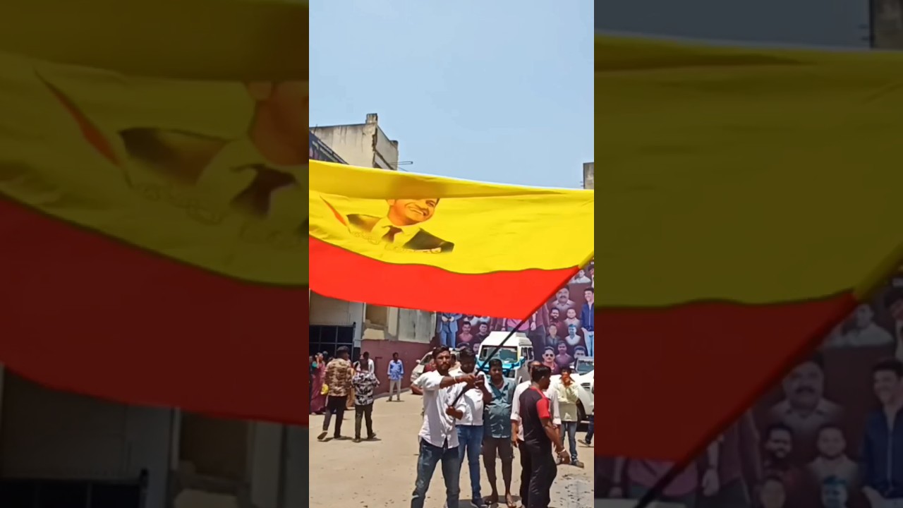 Power Star Puneeth Rajkumar Flag Appu Fans Craze #puneethrajkumar #puneethrajkumarfans #appu