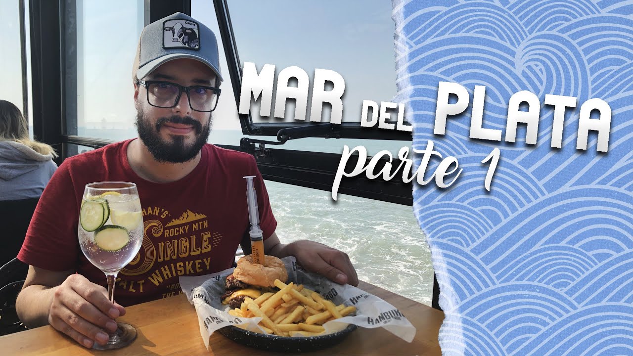 [Mar del Plata: Parte 1] Una HAMBURGUESA frente al mar, probé CHURROS, ALFAJORES y mucho más.