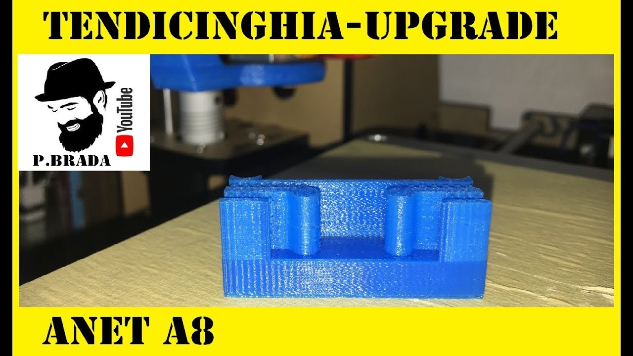 Stampa e montaggio tendicinghia-Upgrade-Anet a8 by Paolo Brada DIY