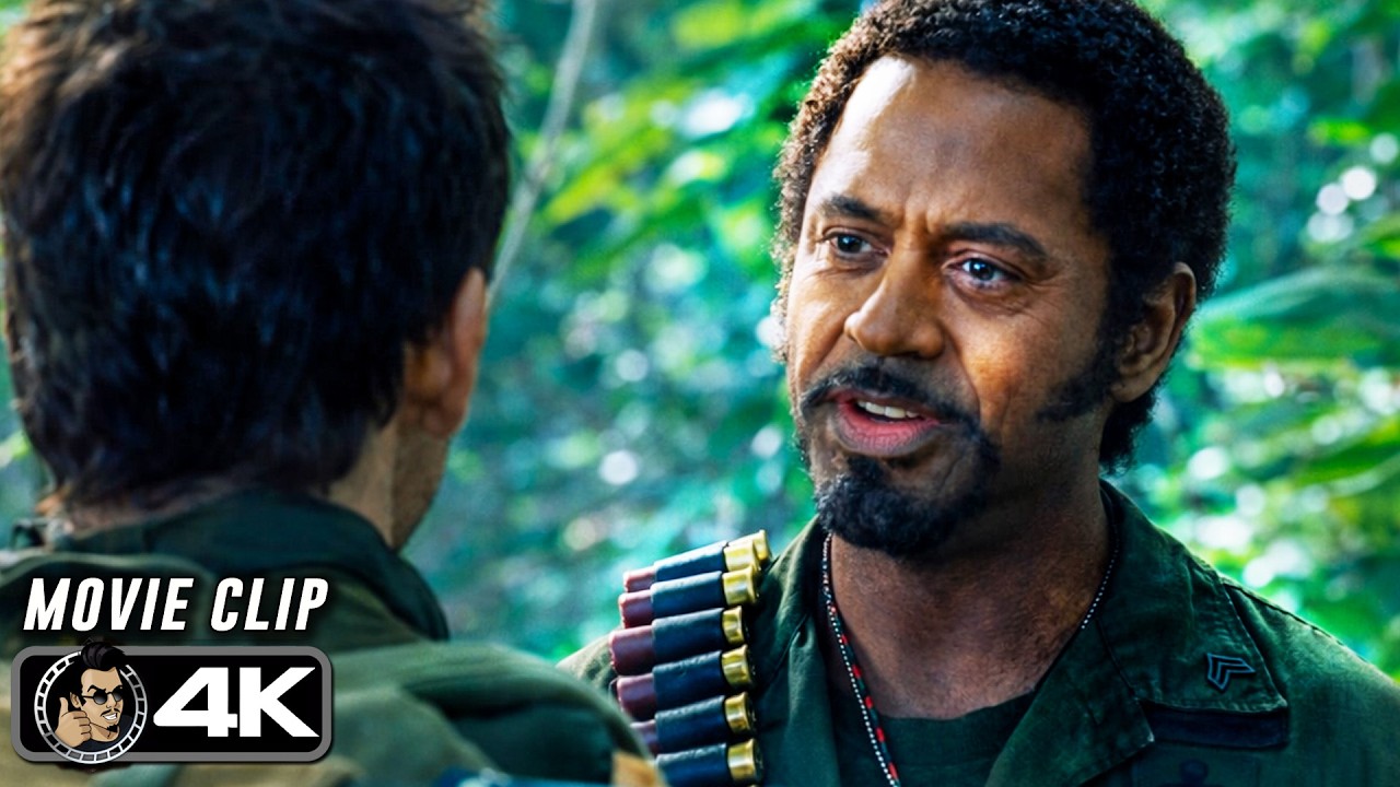 TROPIC THUNDER | Never Go Full R*tard (2008) Movie CLIP 4K
