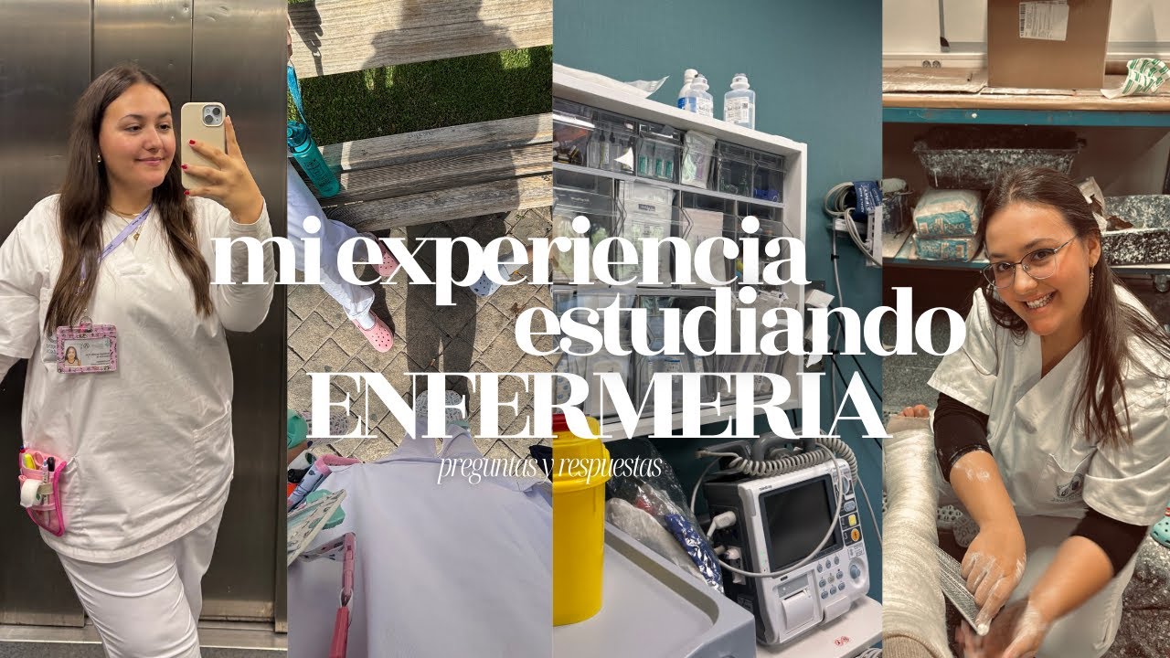 Mi experiencia estudiando ENFERMERÍA Q&A👩🏽‍⚕️💉|¿es difícil?, prácticas, salidas, método estudio...