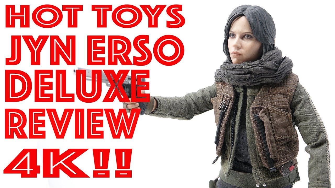 HOT TOYS MMS405 STAR WARS ROGUE ONE JYN ERSO DELUXE 1/6 SCALE FIGURE REVIEW 4K