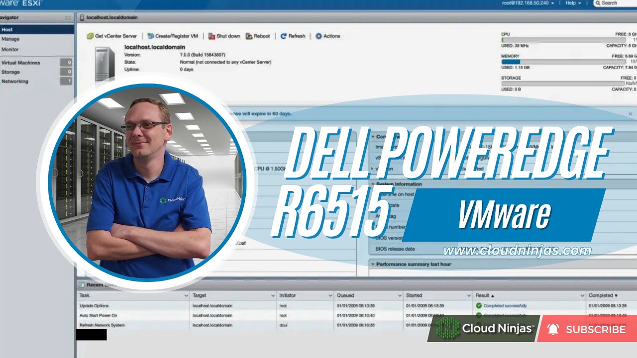 Dell PowerEdge R6515 VMware Overview | VMware Installation | ESXi Hypervisor | VMware ESXi