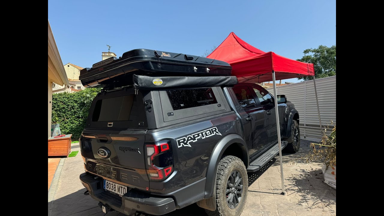 Montaje Canopy Ford Ranger Raptor 2024