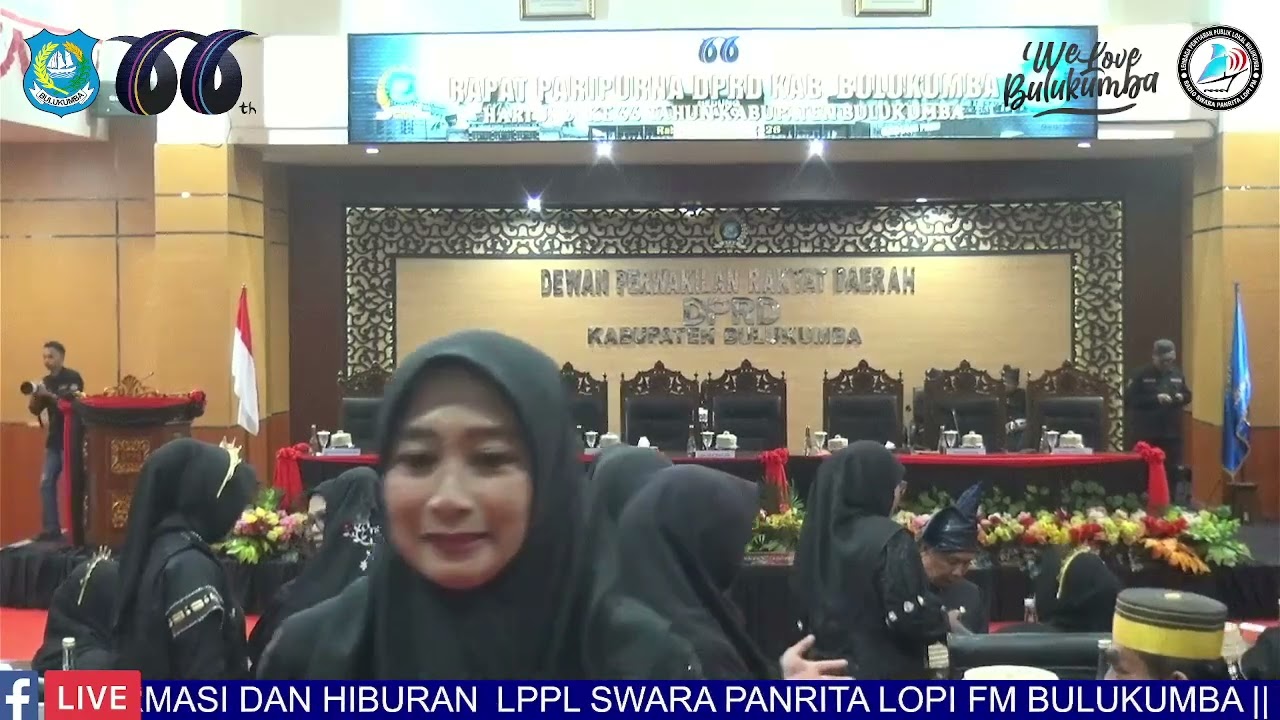 Paripurna DPRD Hari Jadi Ke 66 Tahun Bulukumba