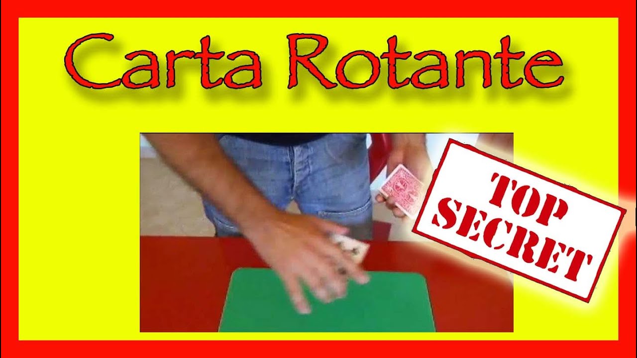Carta Rotante card trick revealed