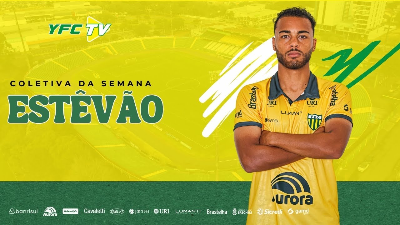 Coletiva com o meia Estevão ao vivo na YFC TV