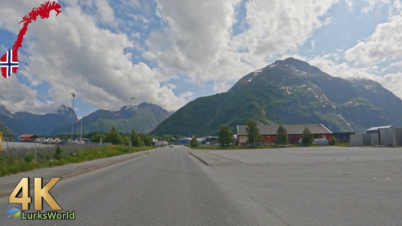 Scenic Drive in Norway -  Åndalsnes To Vistdalsheia- 4K60