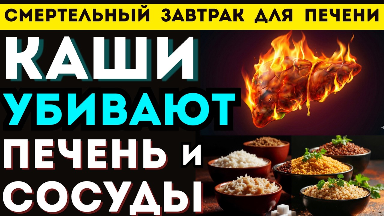 Эти 5 каш &mdash; ЯД для сосудов и печени! Не ешьте их на завтрак