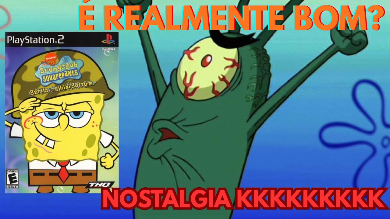 O JOGO DO BOB ESPONJA DE PS2 É LITERALMENTE UM EPISÓDIO/FILME DO DESENHO KKKKKKKKKKKKK
