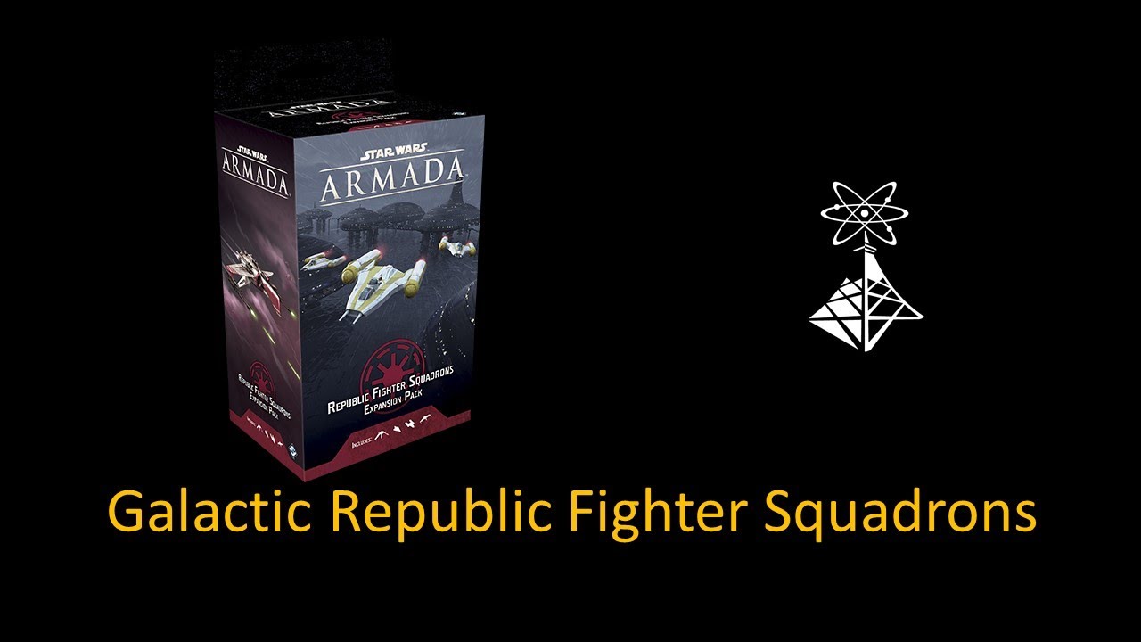 Star Wars Armada Clone Wars Galactic Republic Fighters unboxing - ION Radio