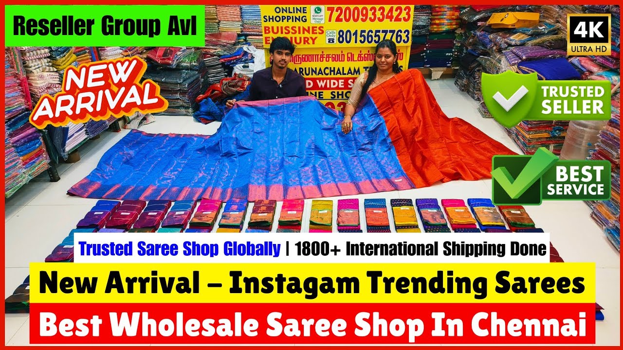 ➡️💥 Best Saree Shop In Chennai 💥 Sree Arunachalam Textiles Vannarapettai | Priya just know fashion