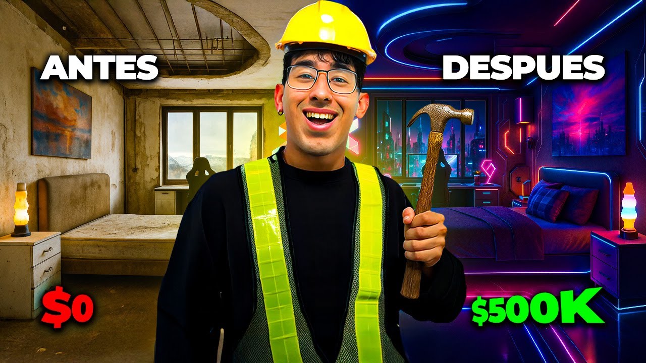 Construí en ARGENTINA la habitación DE MIS SUEÑOS (con 0$)