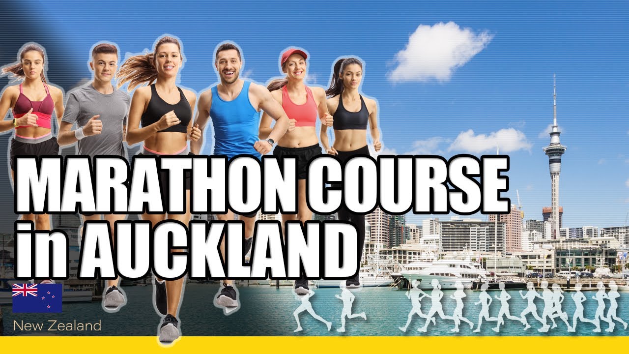 Marathon course at Auckland Marathon