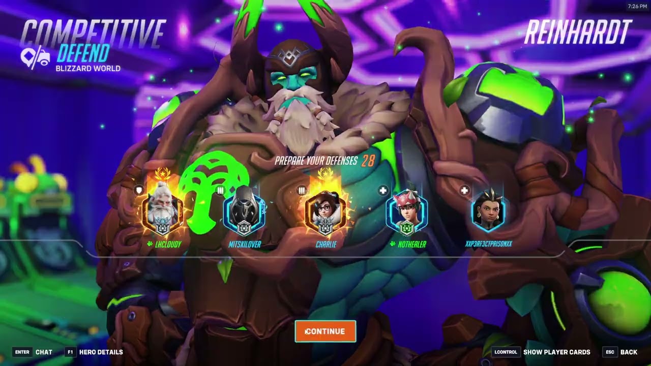 LHCLOUDY + ML7! REINHARDT OVERWATCH 2 СЕЗОН 18 ТОП-500 ГЕЙМПЛЕЙ
