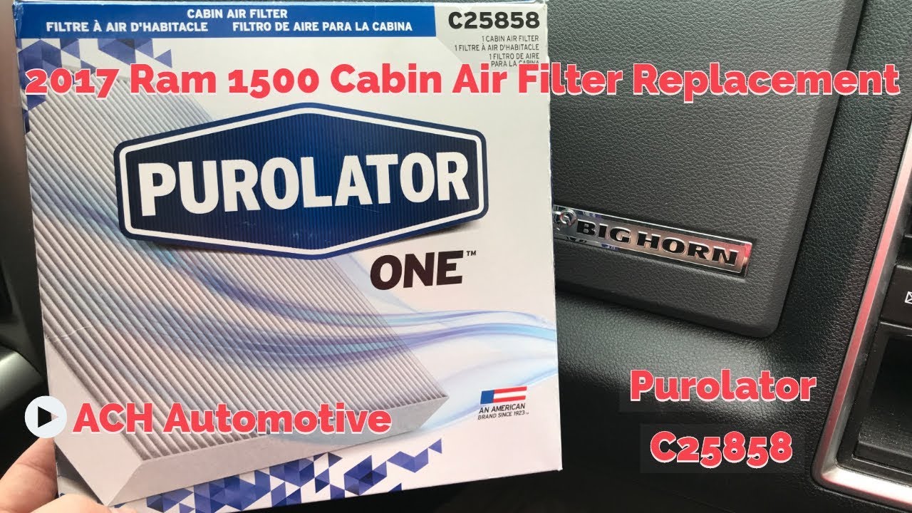 How To Replace Cabin Air Filter - 2017 Dodge Ram 1500 2500 3500 (2009-2018) DIY