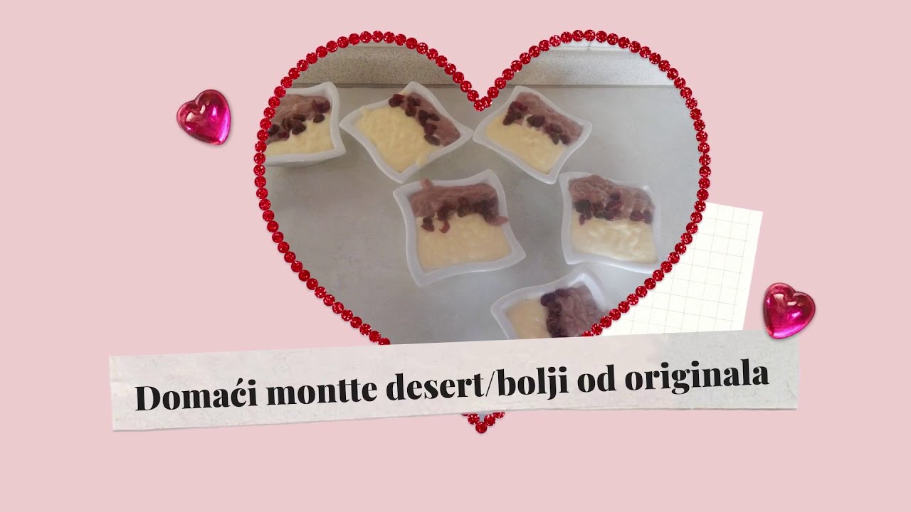 DOMAĆI MONTTE DESERT BOLJI OD ORIGINALA/ NUGGAT VARIJANTA