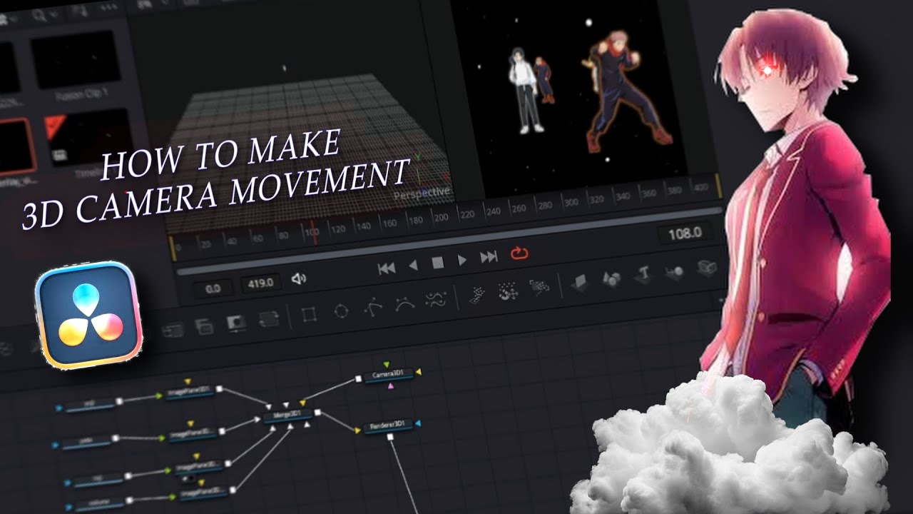 How to create Fendi 2 style Edit 🔥🔥 I Davinci Resolve I 3d Camera Movement