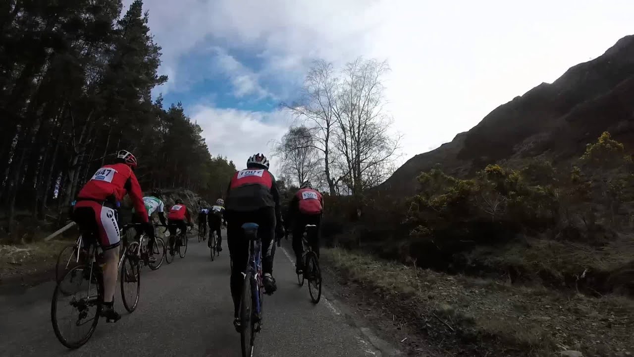 Etape Loch Ness 2015 Cycle - Hill climb near Fort Augustus