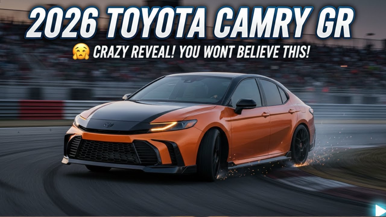 Is the 2026 Toyota Camry GR the Return of the Sport Sedan?