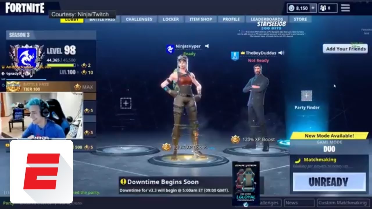 The epic late-night Fortnite stream featuring Drake, JuJu Smith-Schuster, Ninja, Travis Scott | ESPN