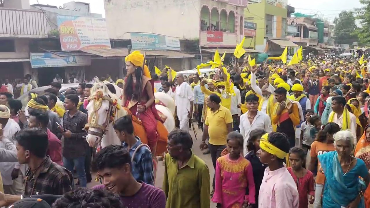 आदिवासी दिवस पर आदिवासी समुदाय ने बनखेड़ी नगर में निकाली भव्य रैली...