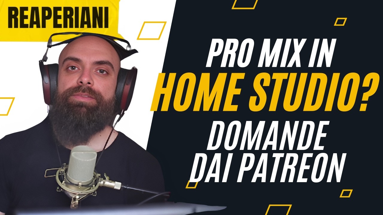 Regalo per Tutti: 20 Minuti di Consigli per Mix Professionali in Home Studio con i Patreon