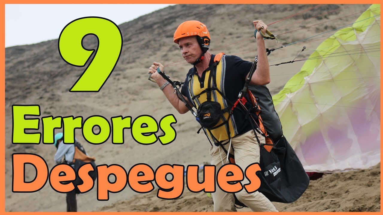 9 errores despegando en parapente