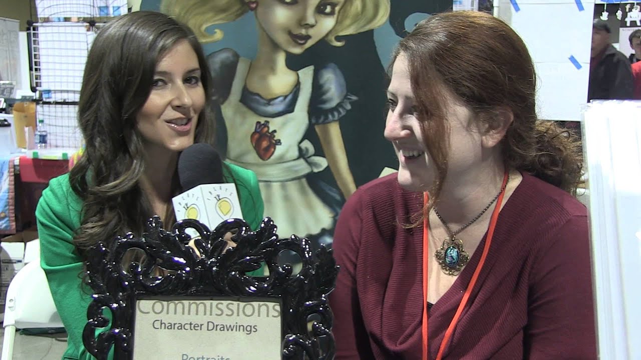 Diana Levin Art - Long Beach Comic & Horror Con 2013 - IdeateTV