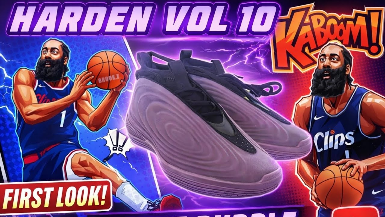 NBA 2K26 SHOE CREATOR HARDEN VOL 10 MATTE PURPLE 