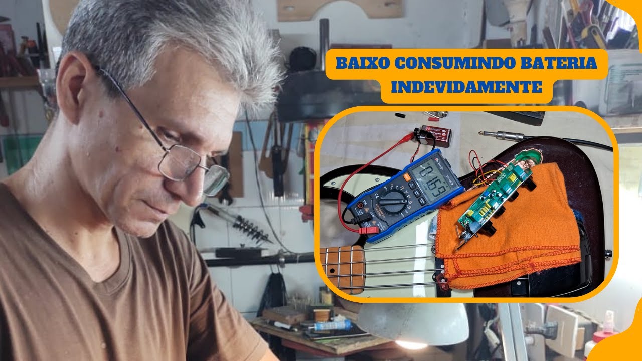 Baixo consumindo bateria indevidamente.