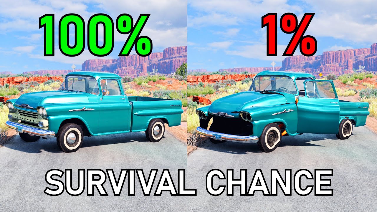 Realistic Survival Chance Crashes #38 | BeamNG.drive