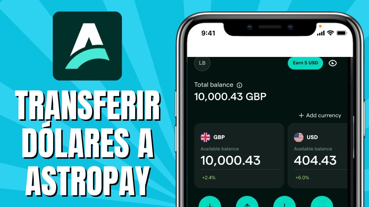 C&oacute;mo TRANSFERIR D&oacute;lares A ASTROPAY 2 M&eacute;todos