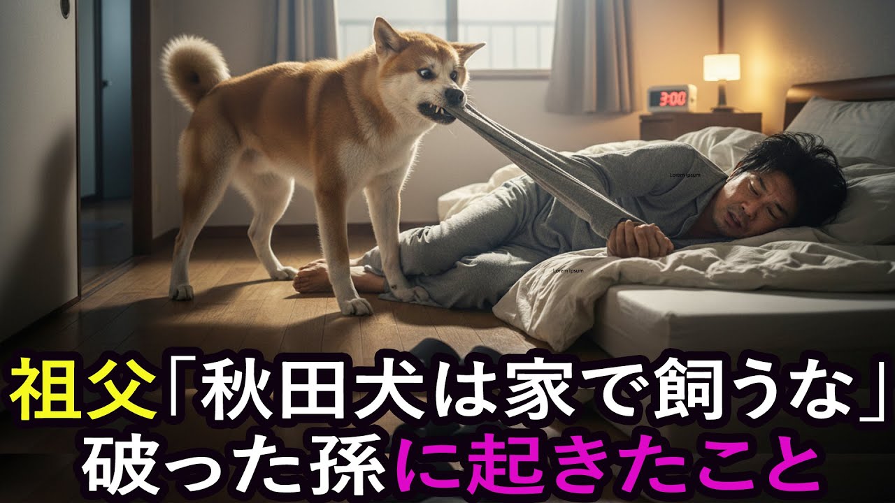 「秋田犬は家の中で飼うな」祖父の遺言を破った孫―その晩、不思議な出来事が続いた