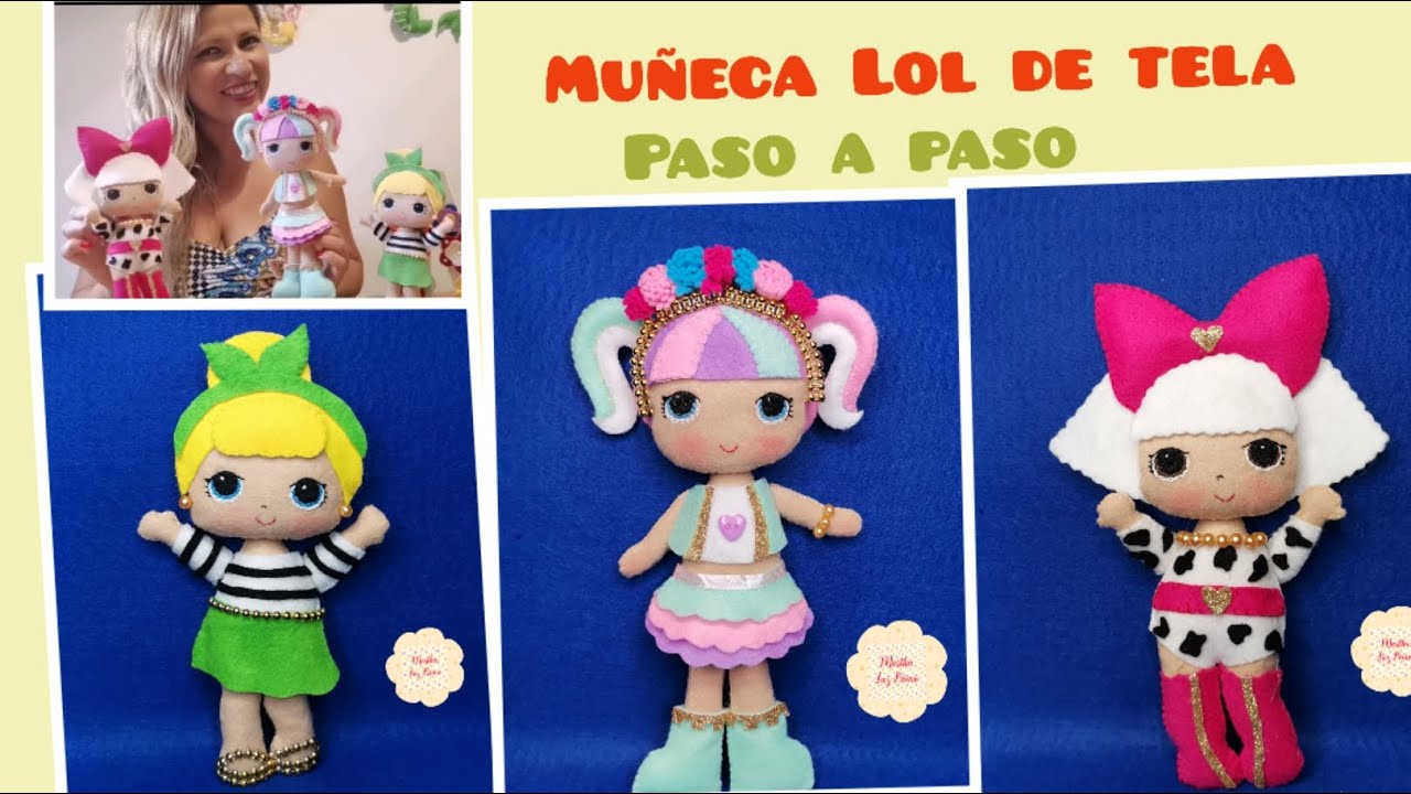 Muñeca Lol de tela 